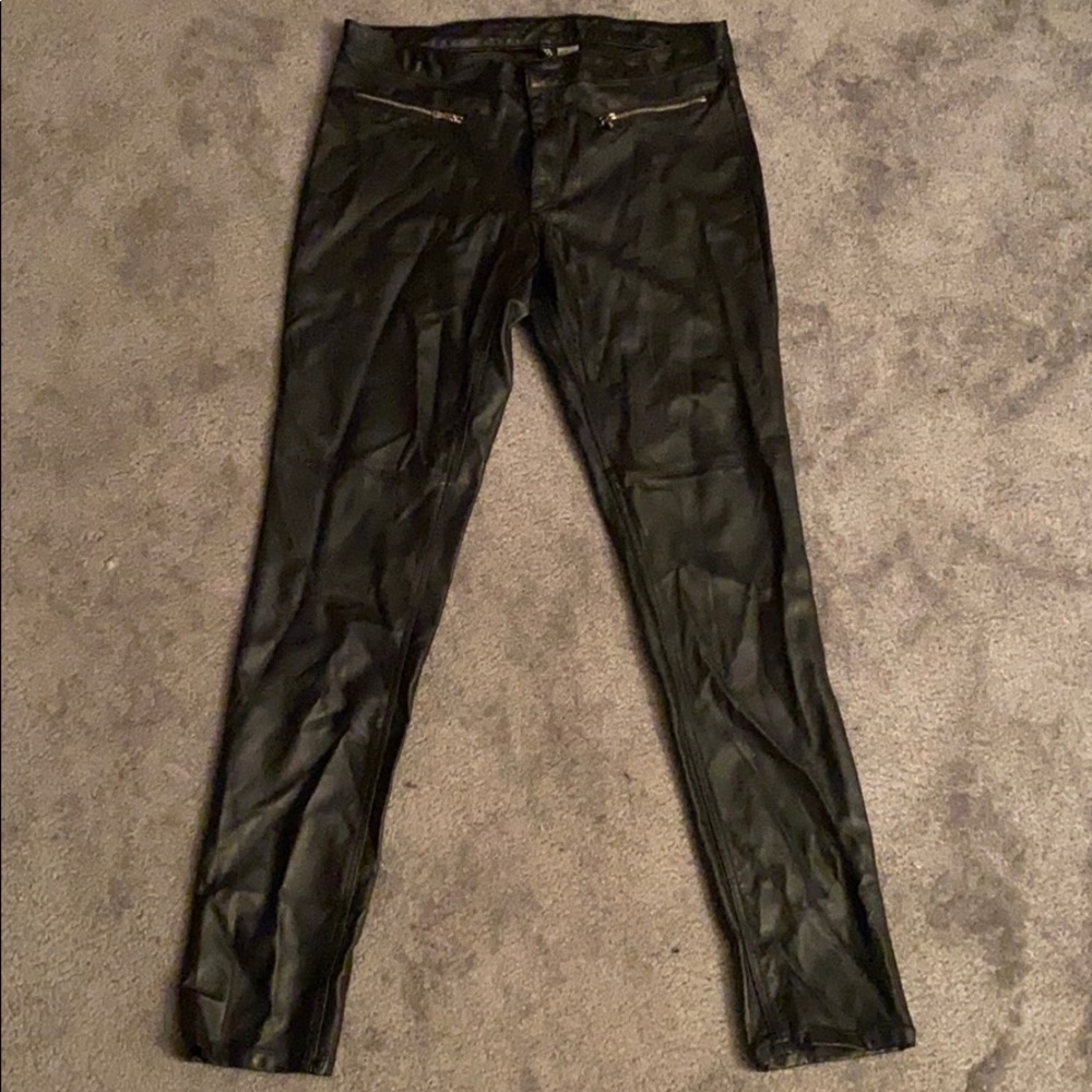 Faux Leather Pants